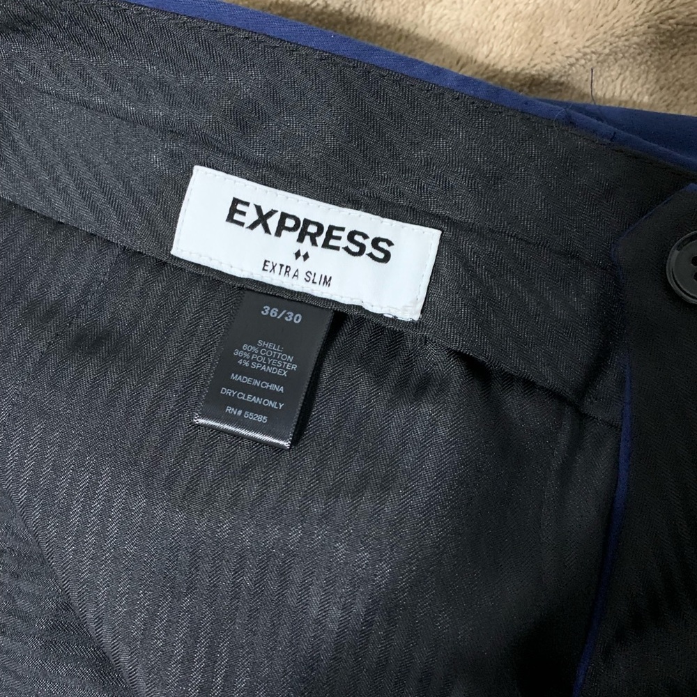 Express blue men’s dress pants